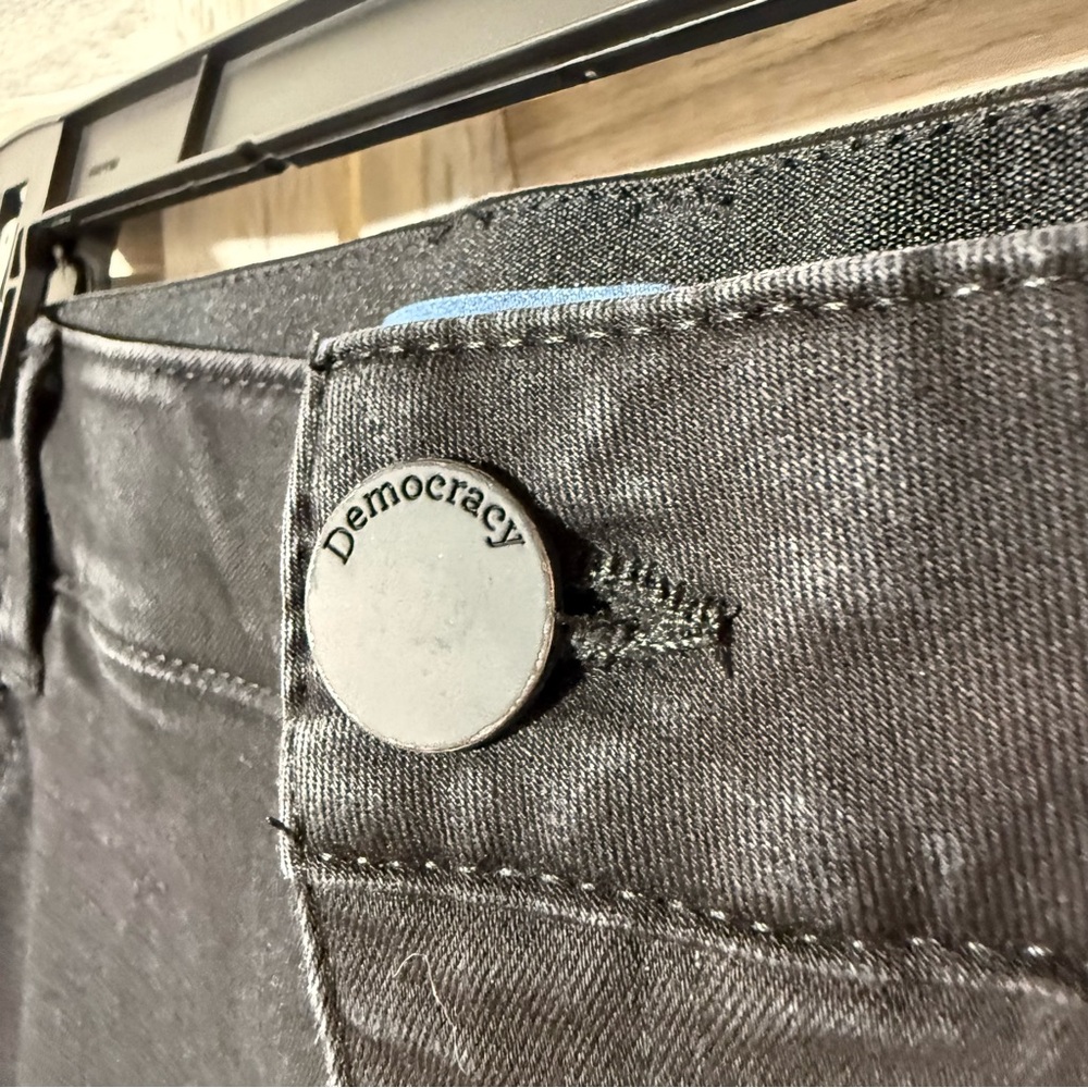 Democracy “Ab” Solution Skinny Jeans | Size 18W | Dark Charcoal |